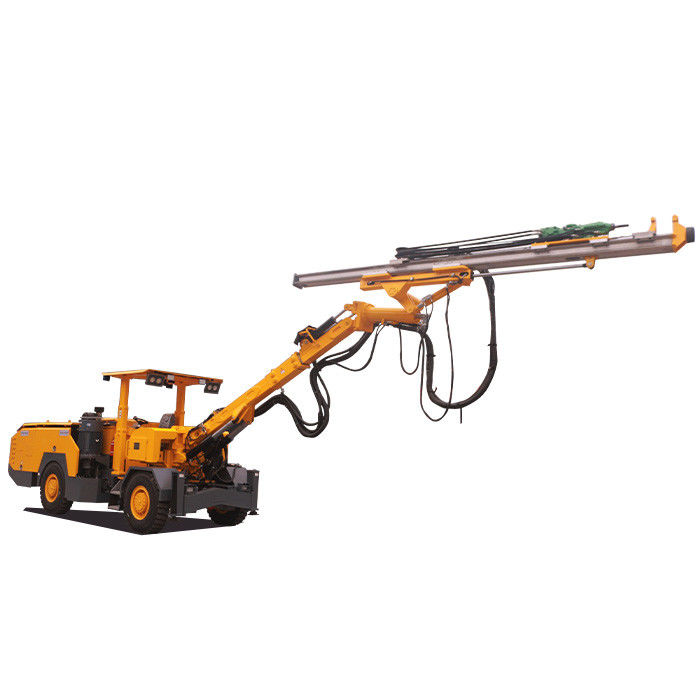 10 * 7.5m Anchor Rod Section Yellow Jumbo Drilling Machine ด้วยการออกแบบที่กําหนดเอง