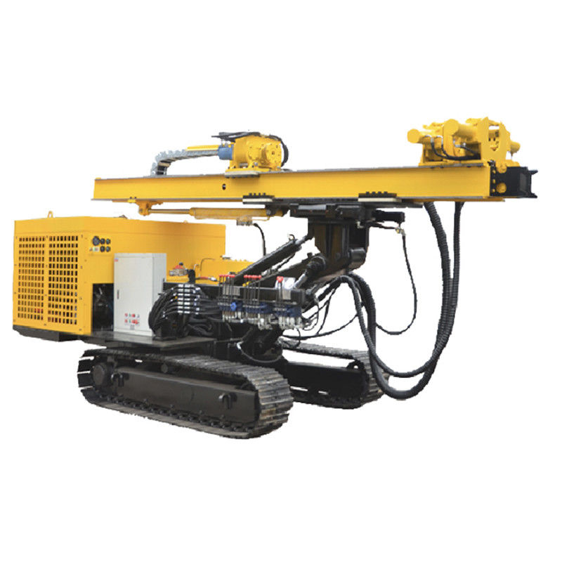 อุปกรณ์เจาะหิน Anchor Drilling Rig Crawler Type อุปกรณ์เจาะหินที่ใช้สําหรับโครงก่อตั้ง