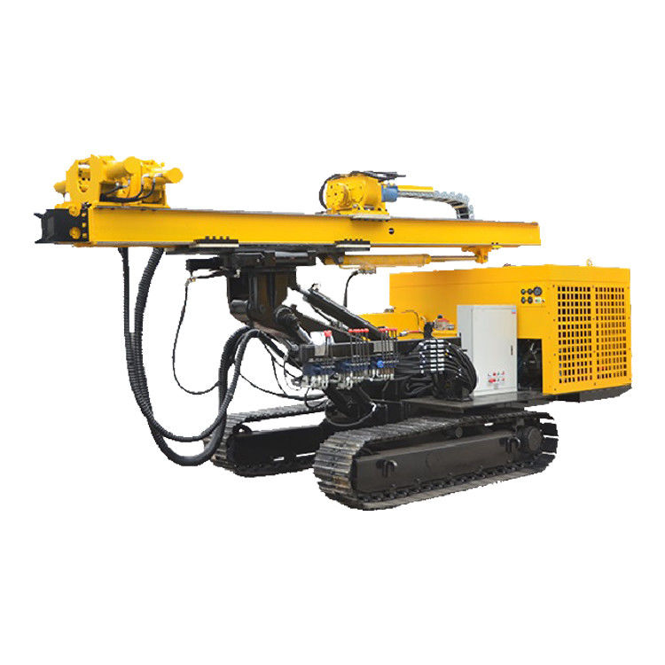 อุปกรณ์เจาะหิน Anchor Drilling Rig Crawler Type อุปกรณ์เจาะหินที่ใช้สําหรับโครงก่อตั้ง