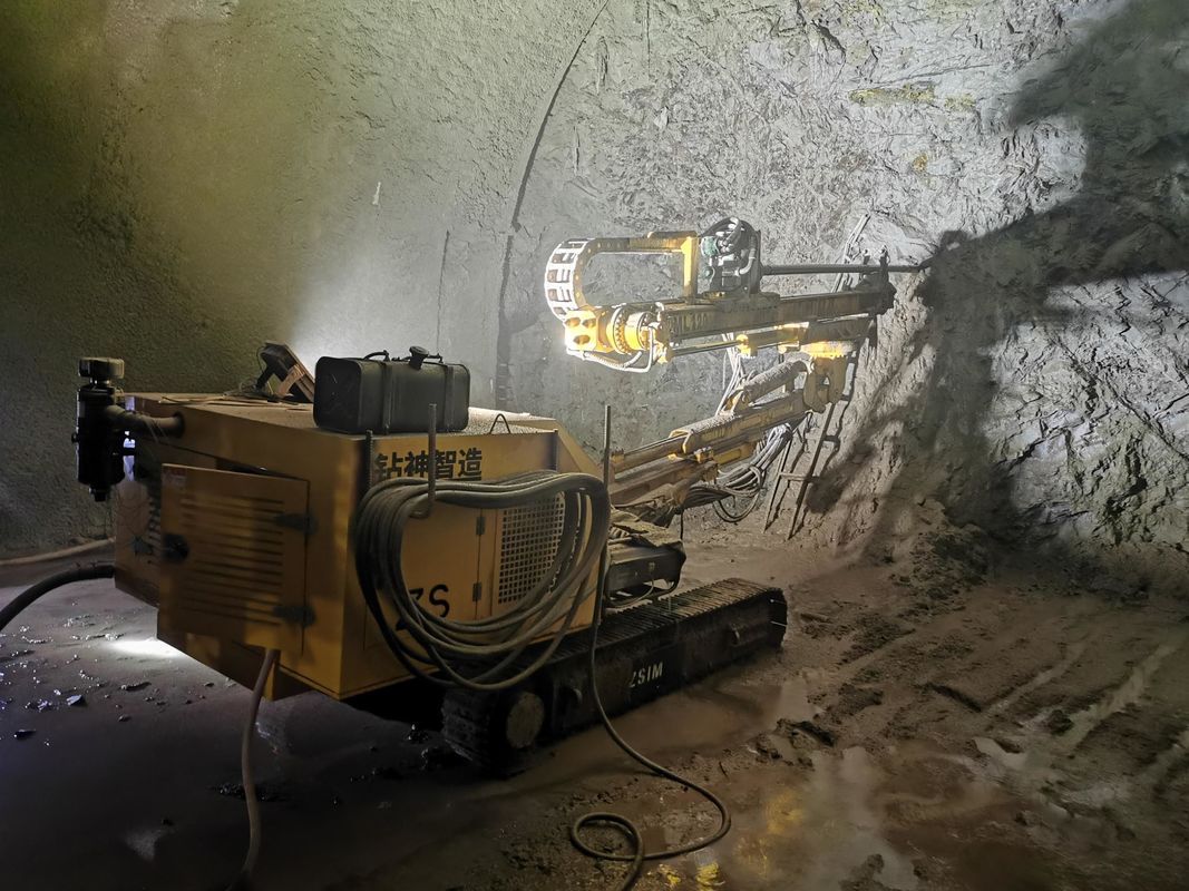 เครื่องเจาะเจาะ สร้างอุโมงค์ เครื่องเจาะหินประเภท crawler เครื่องเจาะหินประเภทหลายฟังก์ชัน สําหรับการเจาะอุโมงค์ การสร้างอุโมงค์